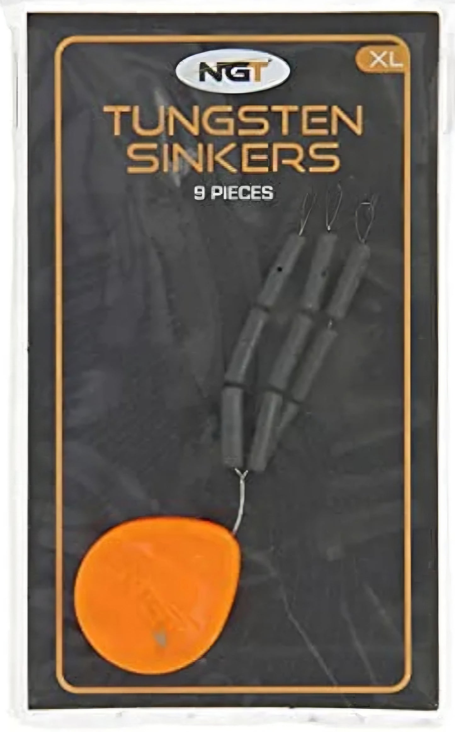 NGT Tungsten Sinkers - Pack of 9 XL