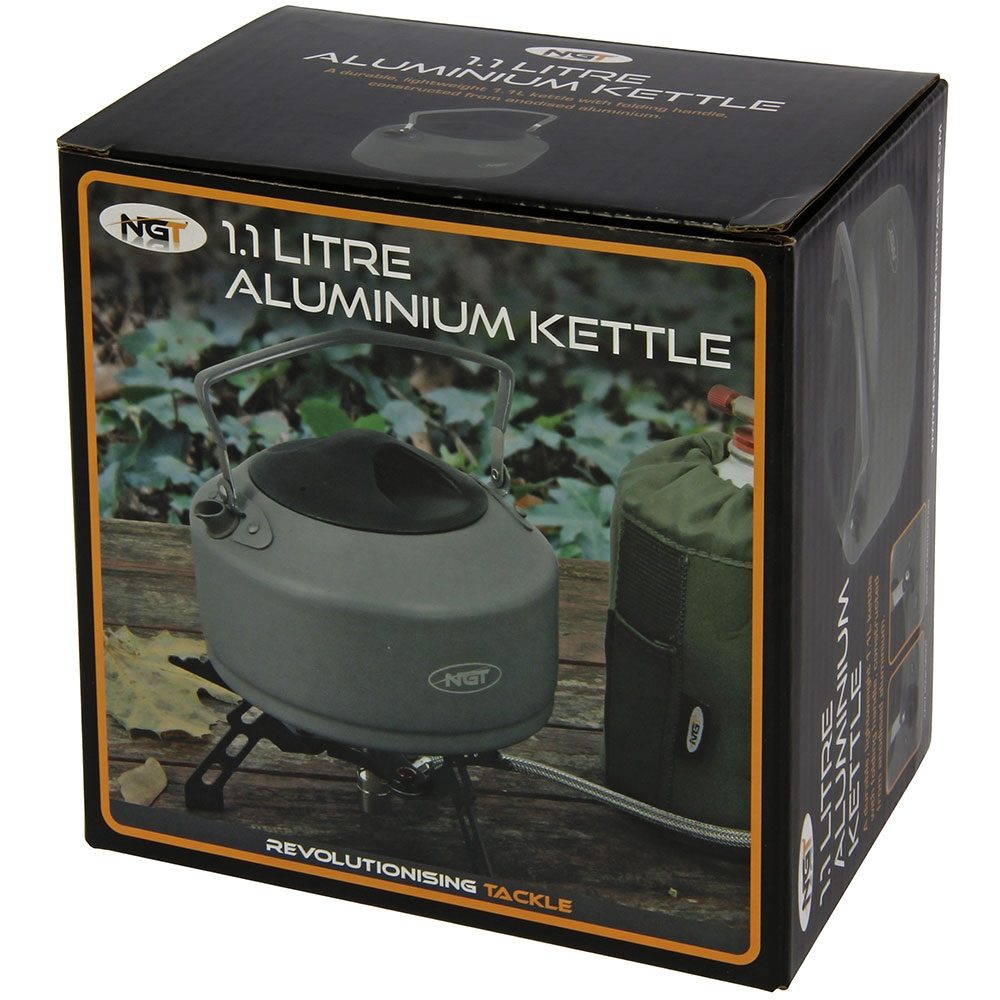 NGT 1.1 Litre Gun Metal Aluminium Kettle