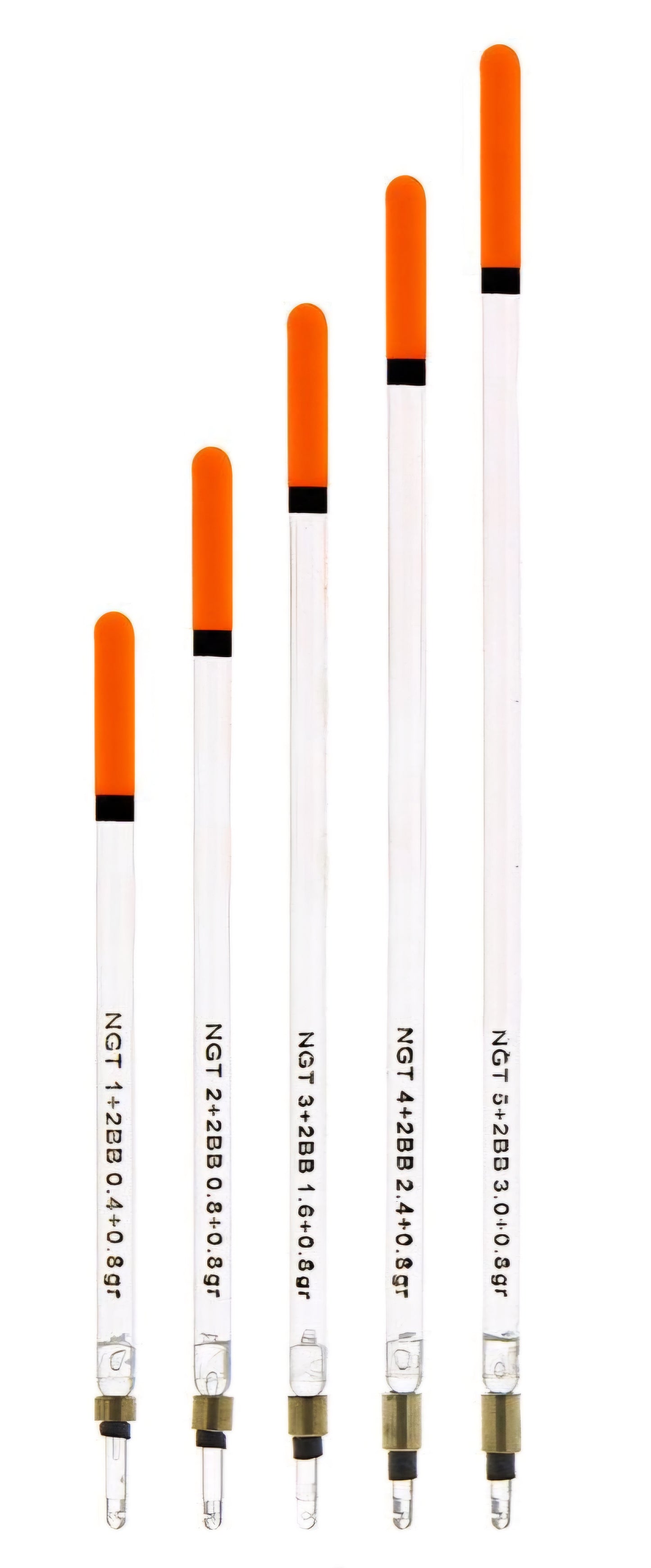 NGT 5 Pack Loaded Waggler Floats