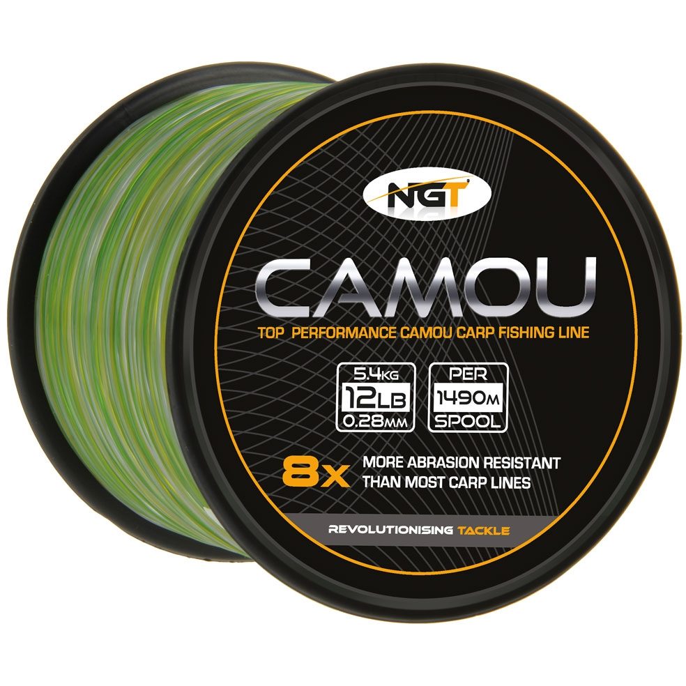 NGT Camo Fishing Line 12lb