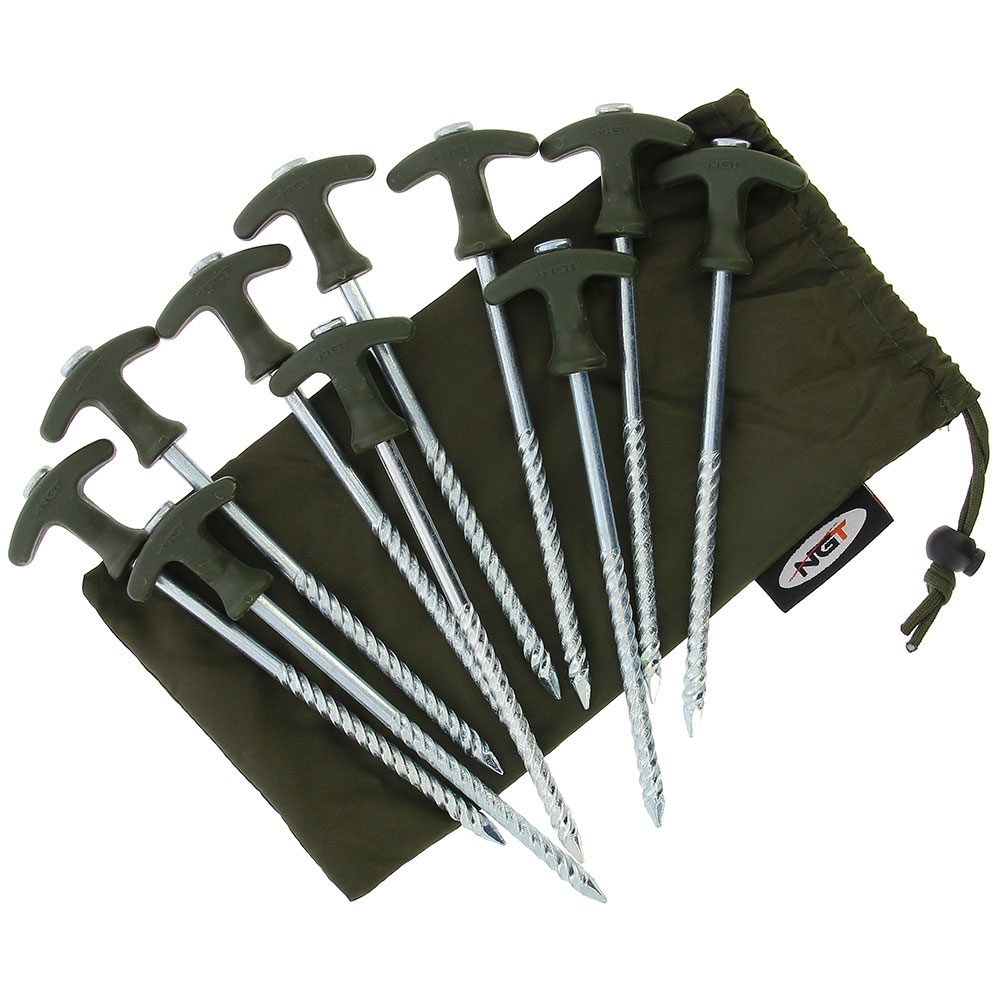 NGT 8″ Bivvy Pegs Pack of 10