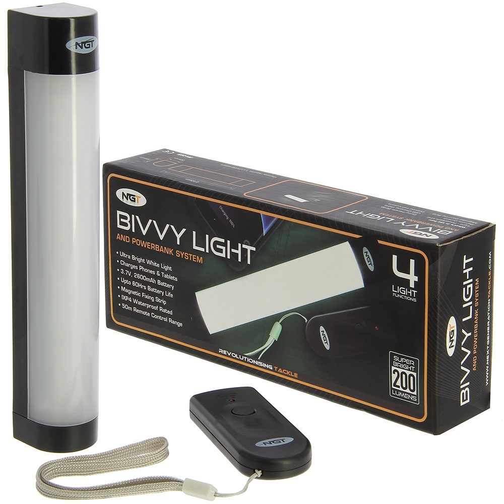 NGT Large Bivvy Light With Built In Power Bank System