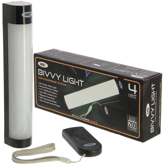 NGT Large Bivvy Light With Built In Power Bank System