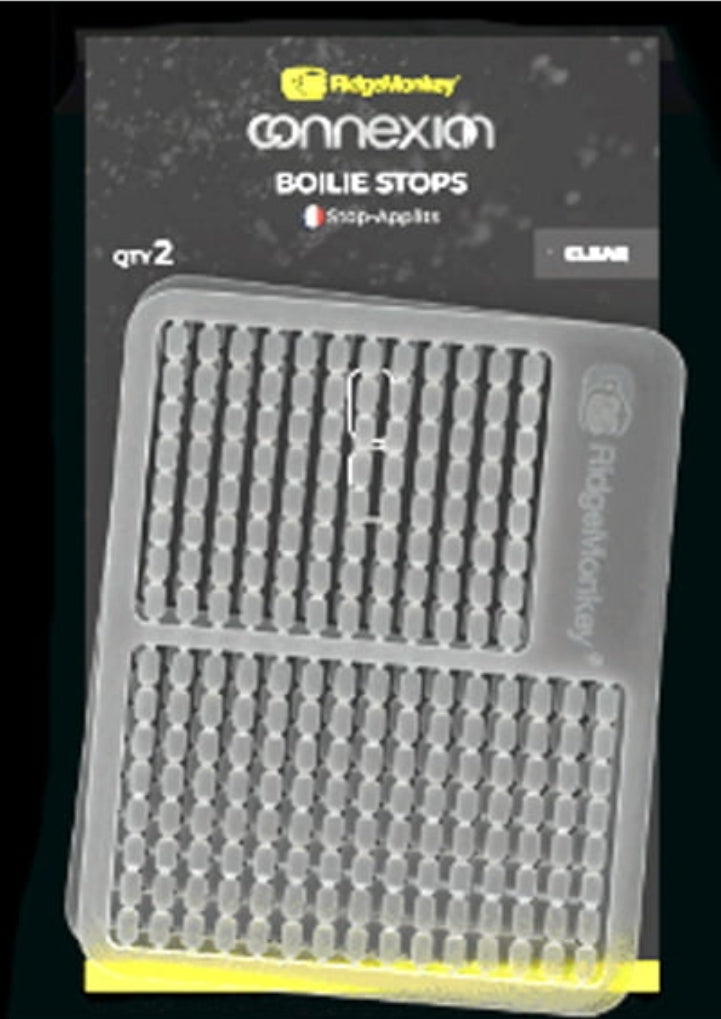 RidgeMonkey Connexion Boilie Stops – Clear