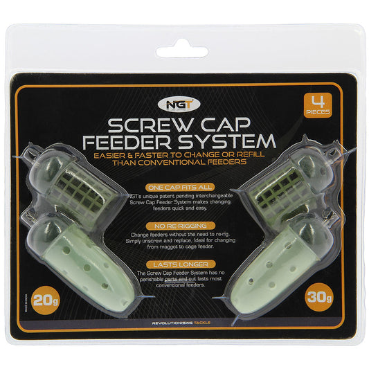 NGT 4 Pack Screw Cap Feeder Set