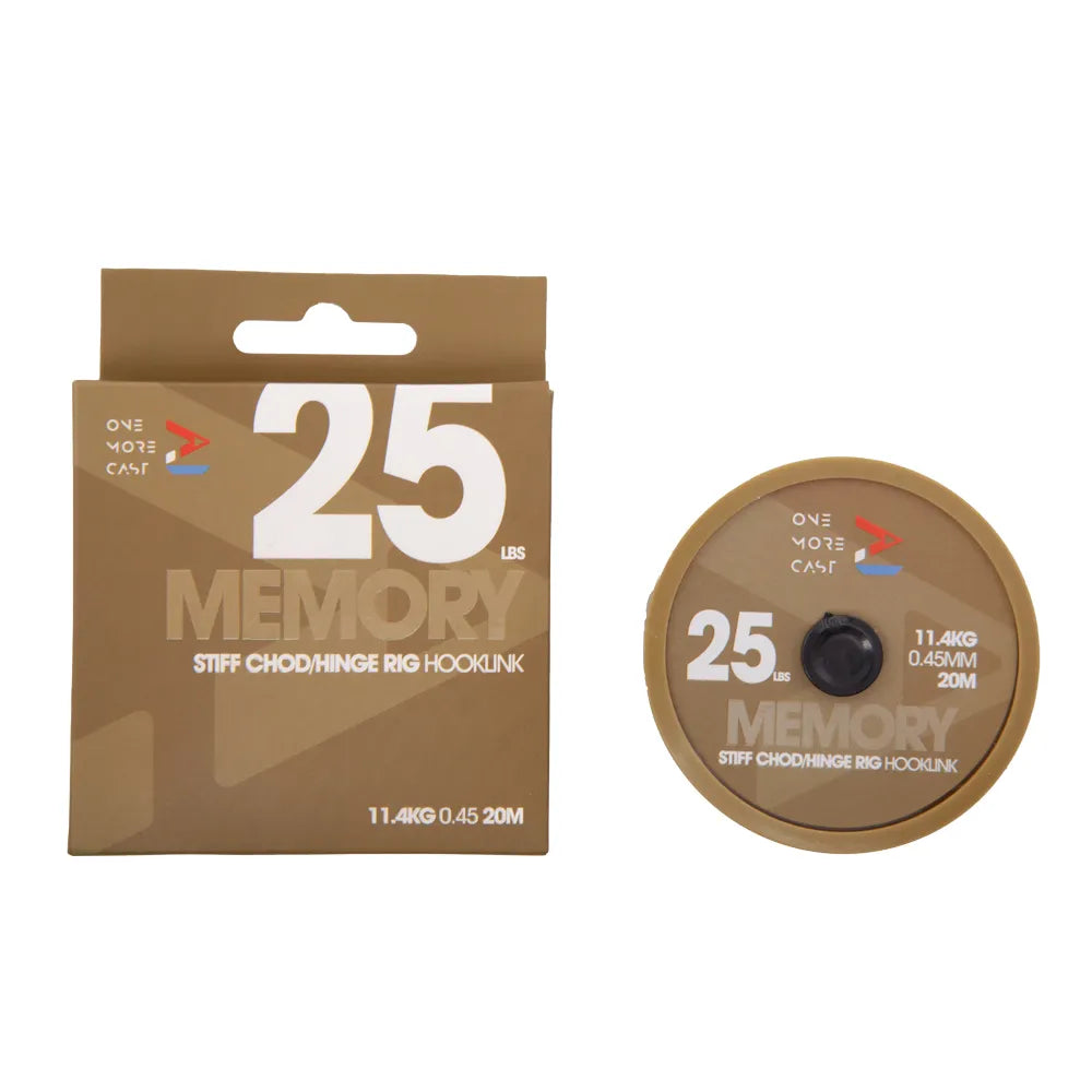 OMC Memory Stiff Chod Hinge Rig Fishing Hooklink 20m