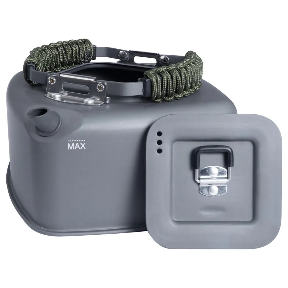 Ridgemonkey Square Kettle Paracord 1.1 litre Large
