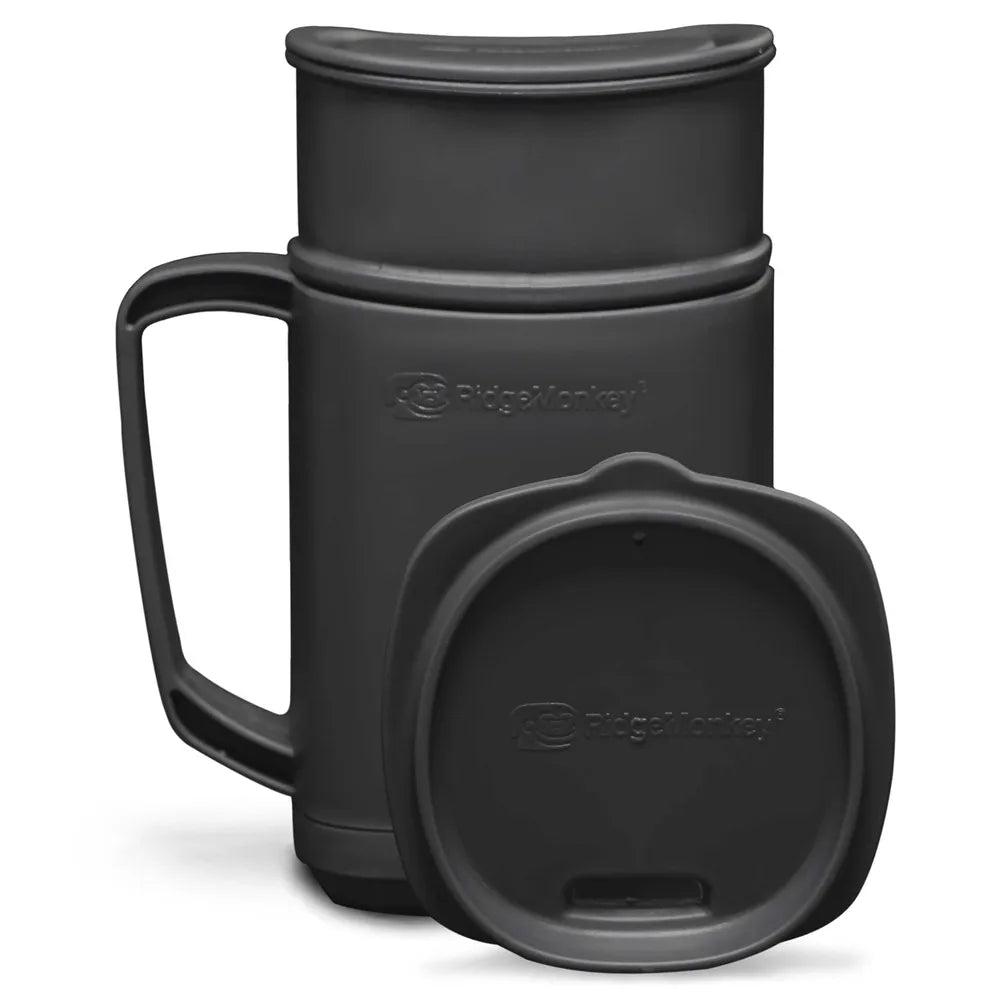 RidgeMonkey Fishing ThermoMug DLX Brew Set Grey