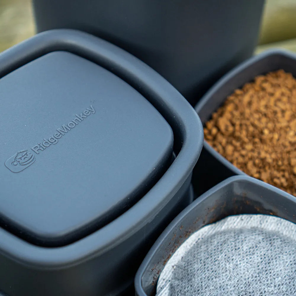 RidgeMonkey Fishing ThermoMug DLX Brew Set Grey